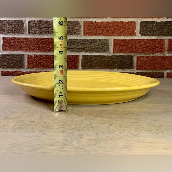 Fiesta Ware Daffodil Yellow Serving Platter 13.5” Homer Laughlin - Picture 7 of 7